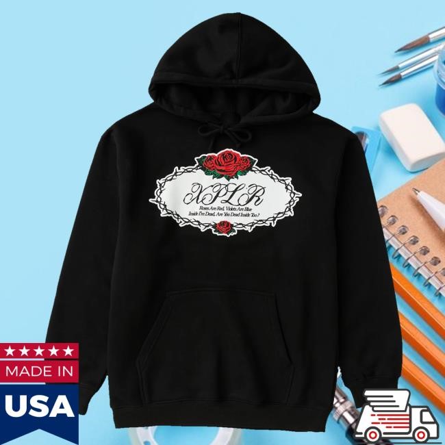Official Shop Xplr Merch Ead Roses Hoodie Black Shirt