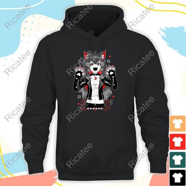 Uwumarket Nanobites Paws Up Hoodie Kiba Nanobites Paws Up T Shirt