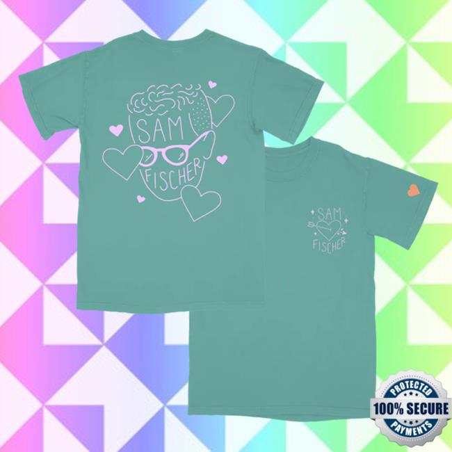 Official Sam Fischer Heart Sketch Top Shirt SamFischer