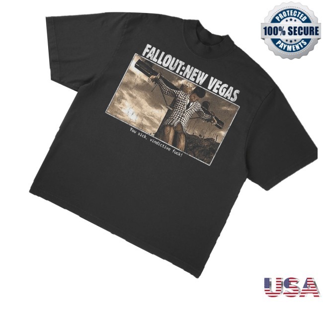 Prestige Merch Supply Fallout New Vegas Sick And Vindictive Tee Shirt